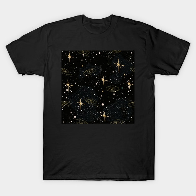 Galaxies T-Shirt by KristinaStellar 